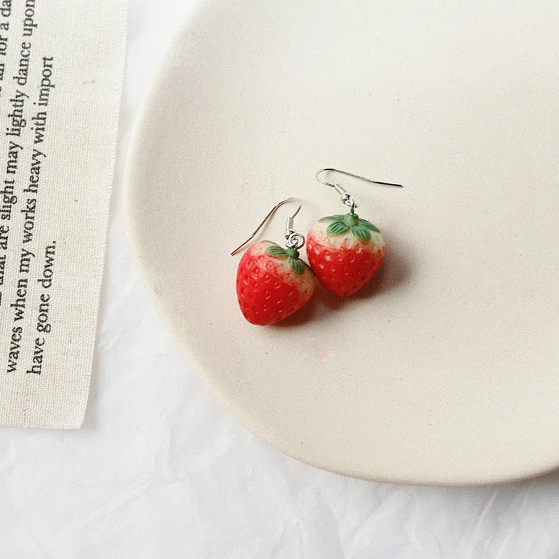 "STRAWBERRY" EARRINGS D042206
