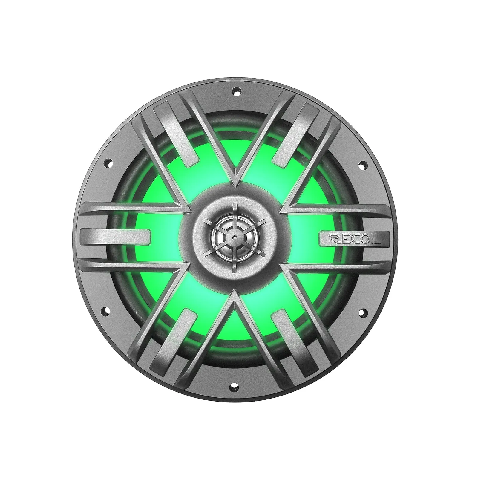 Recoil M1-65K 6.5 Inch 2-Way Marine Speakers with RGB LED Lighting 240W Max