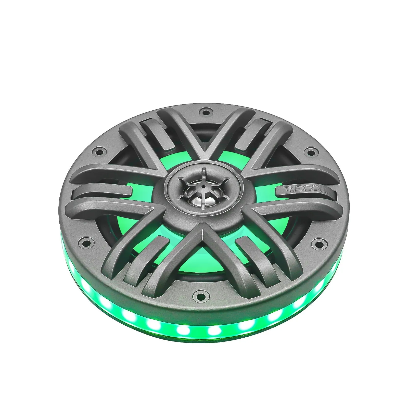 Recoil M1-65K 6.5 Inch 2-Way Marine Speakers with RGB LED Lighting 240W Max