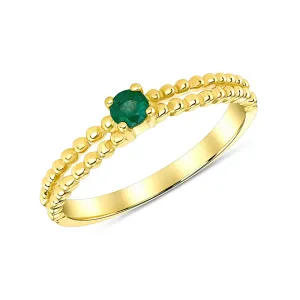 Remembrance Emerald Ring