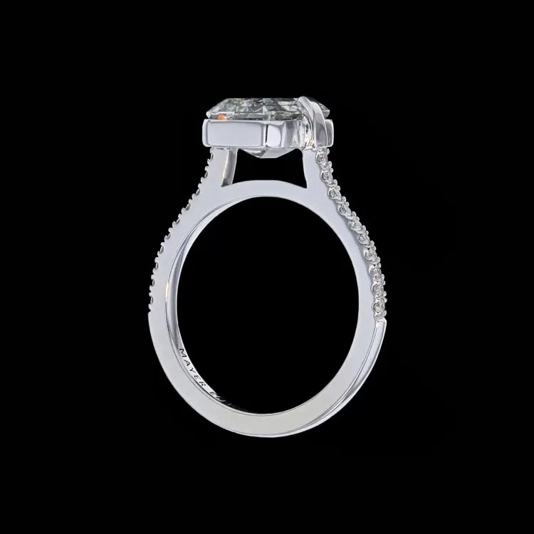 Ring Slide Naked Emerald