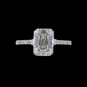 Ring Slide Naked Emerald
