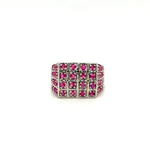 Ruby Ring in .925 Sterling Silver - KSR 16858