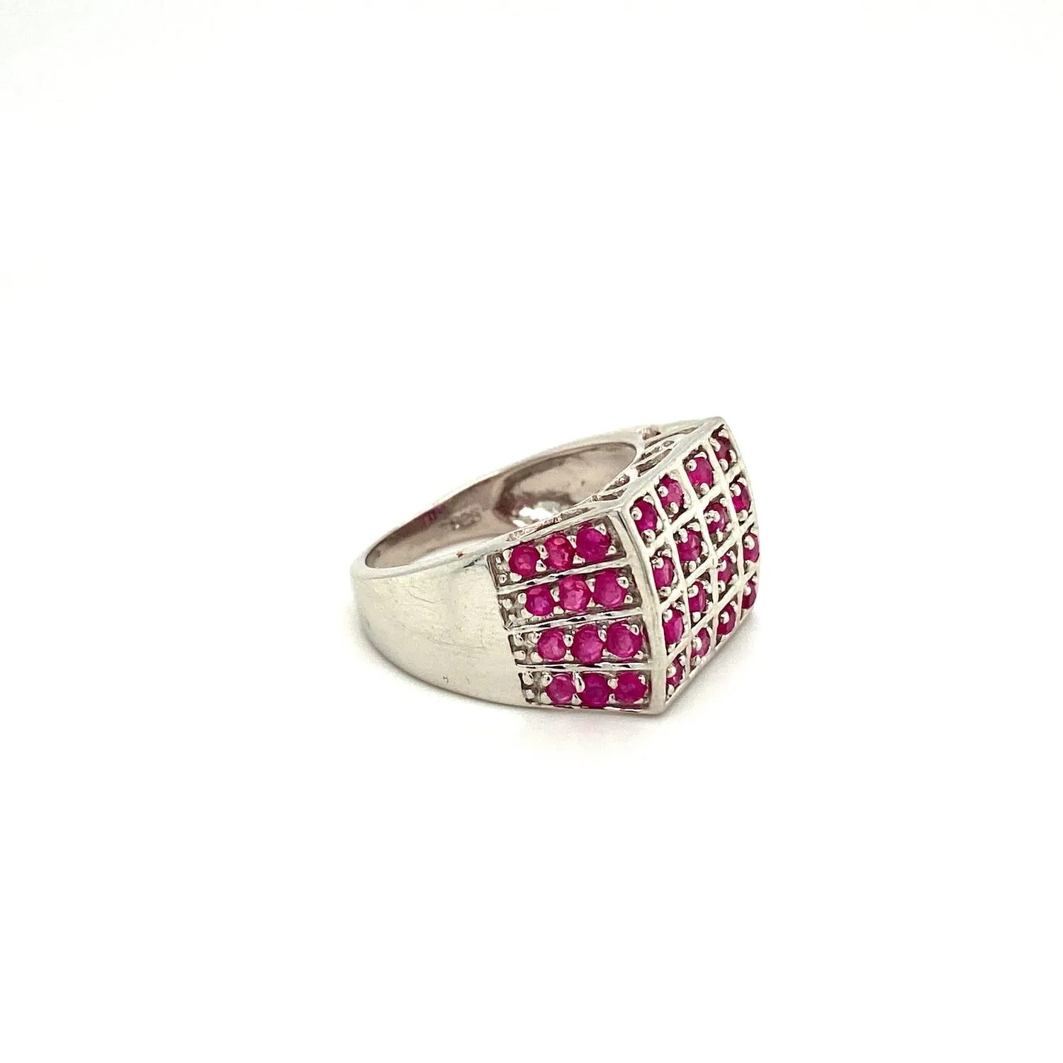Ruby Ring in .925 Sterling Silver - KSR 16858