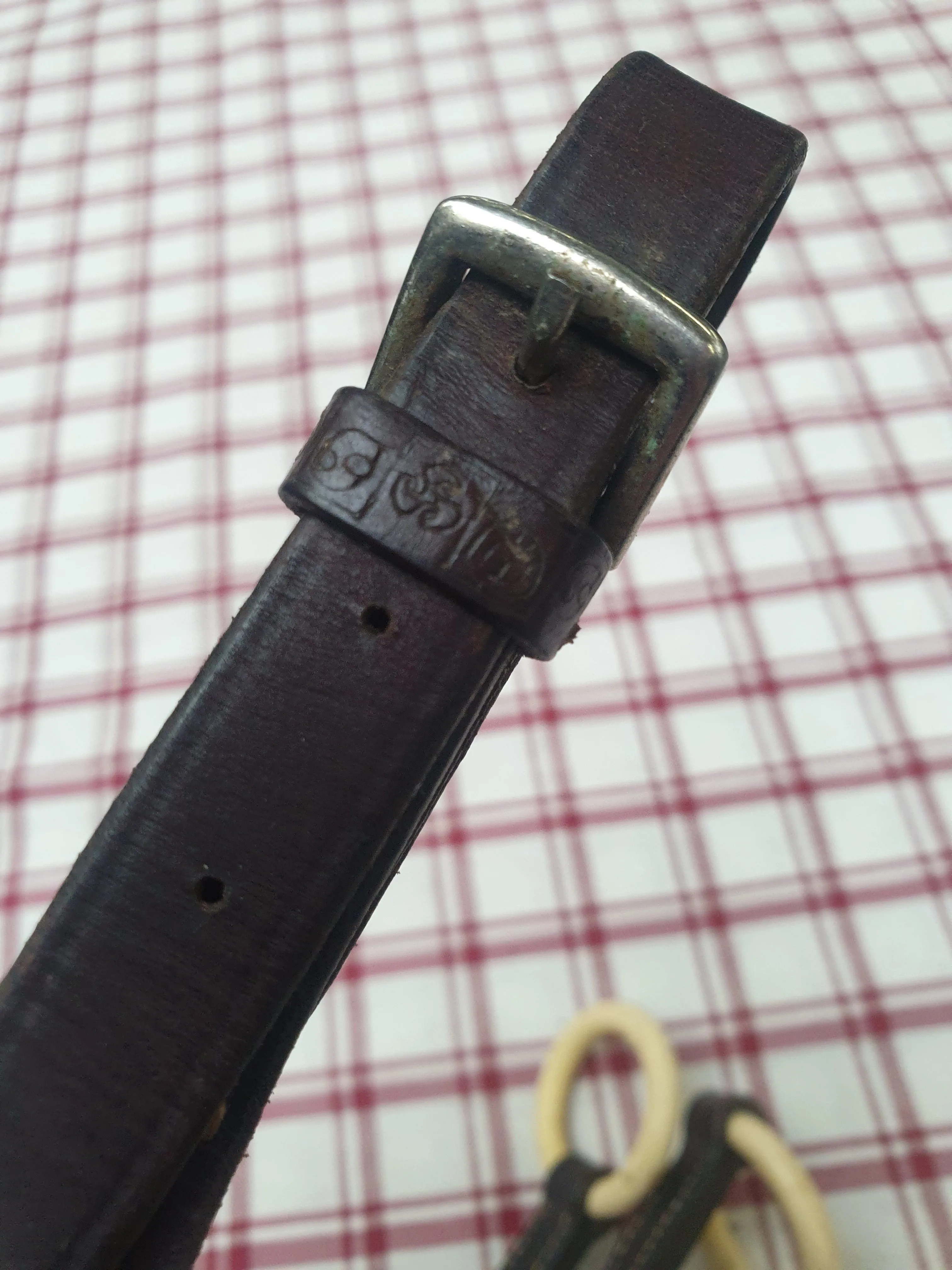 Sabre martingale attachment size full,  brown leather FREE POSTAGE *
