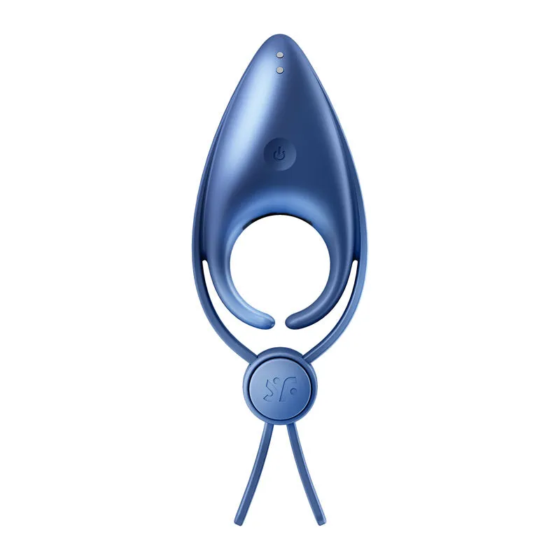 Satisfyer Sniper - Blue - Vibrating Adjustable Lasso Cock Ring