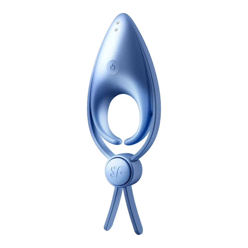 Satisfyer Sniper - Blue - Vibrating Adjustable Lasso Cock Ring