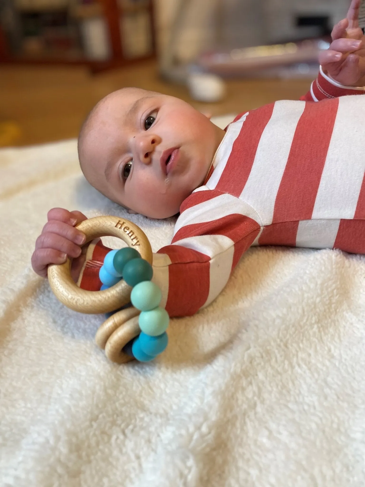 Saturn Ring Wooden Baby Teether