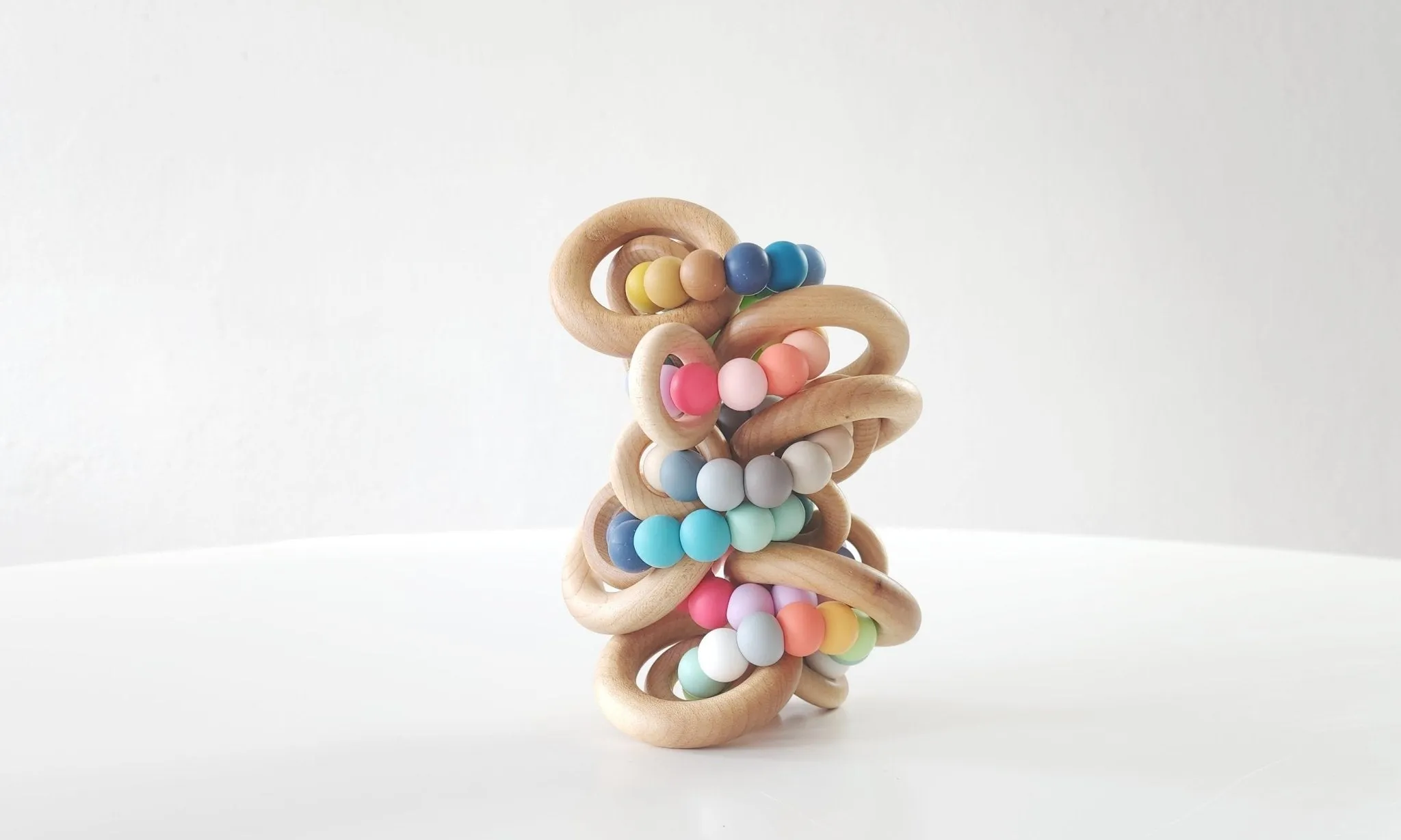 Saturn Ring Wooden Baby Teether