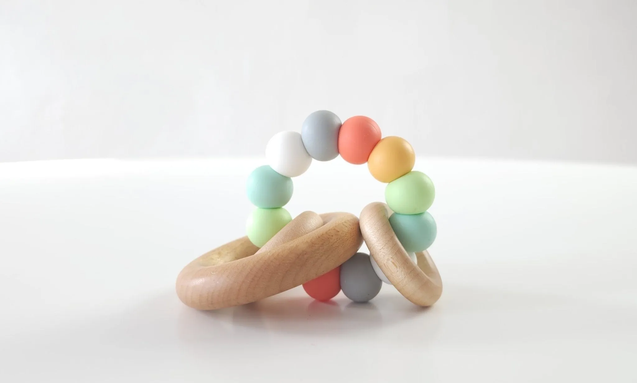 Saturn Ring Wooden Baby Teether