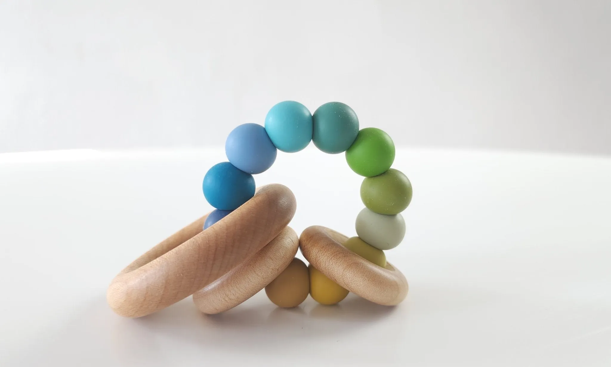 Saturn Ring Wooden Baby Teether