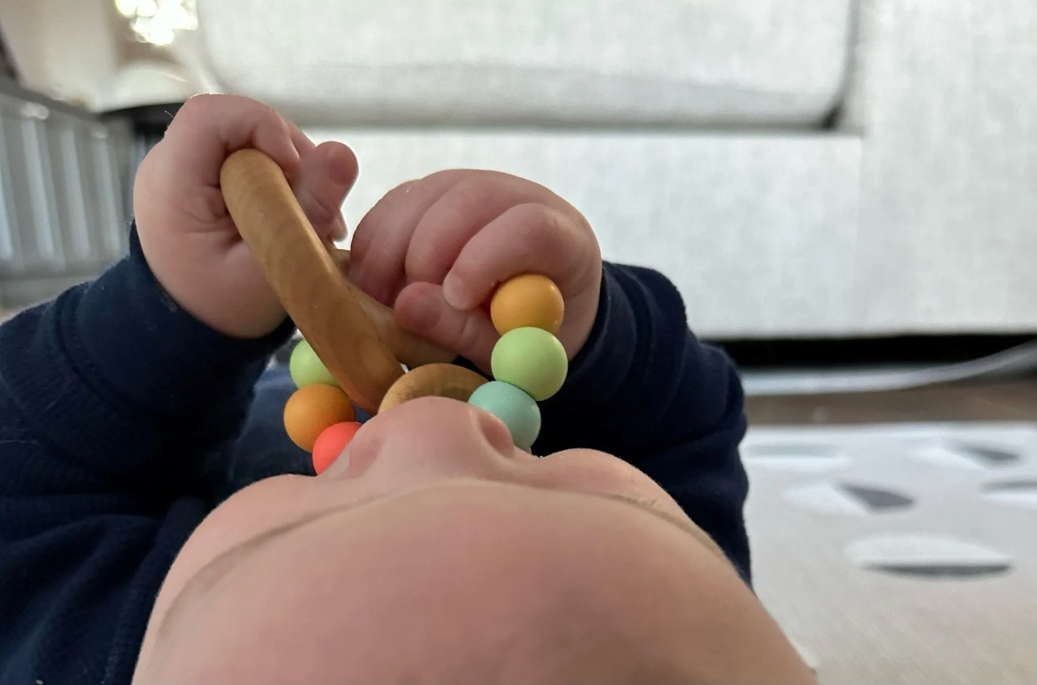 Saturn Ring Wooden Baby Teether
