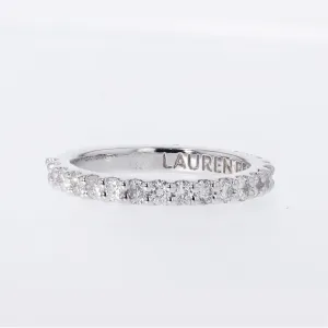 Shared Prong Diamond Wedding Band