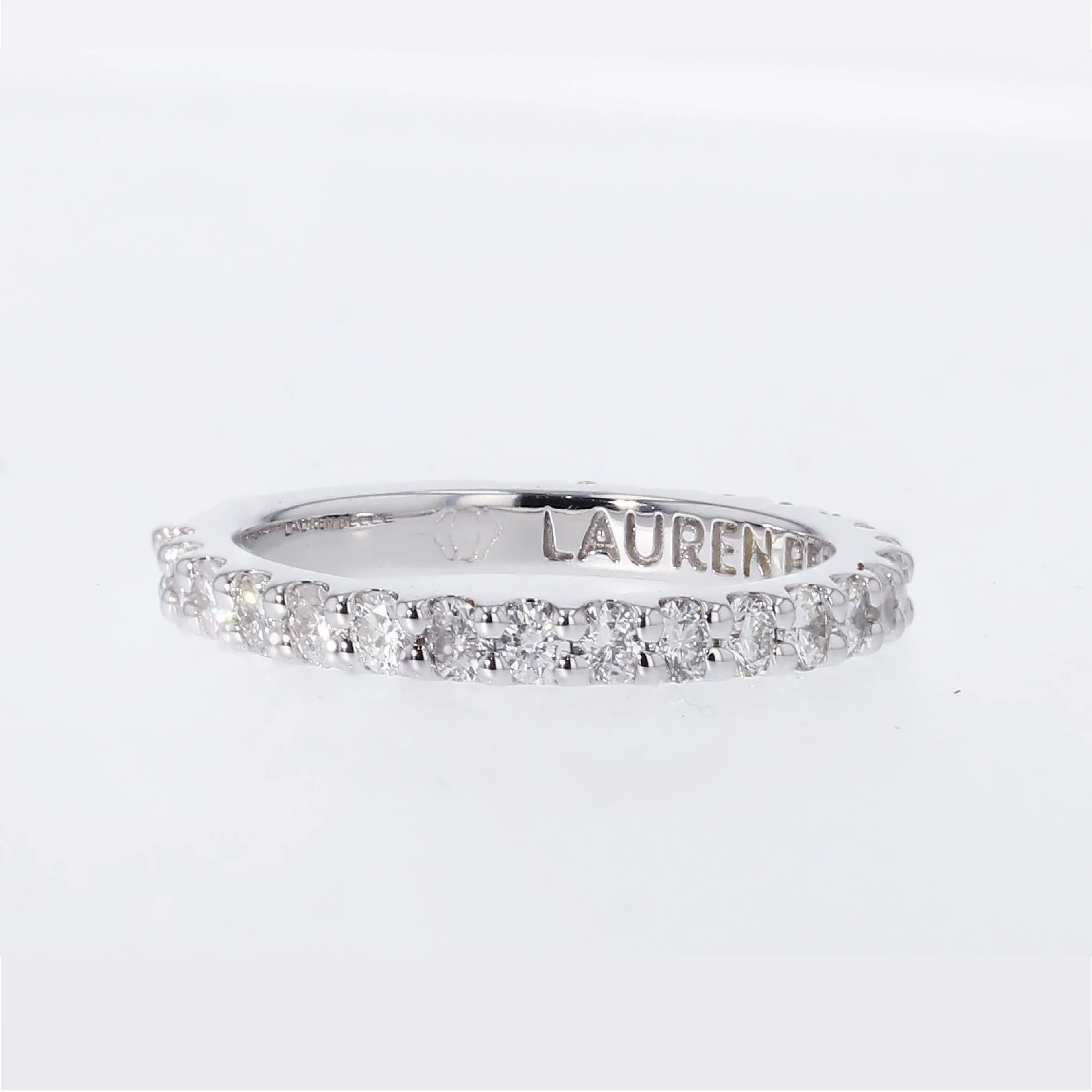 Shared Prong Diamond Wedding Band