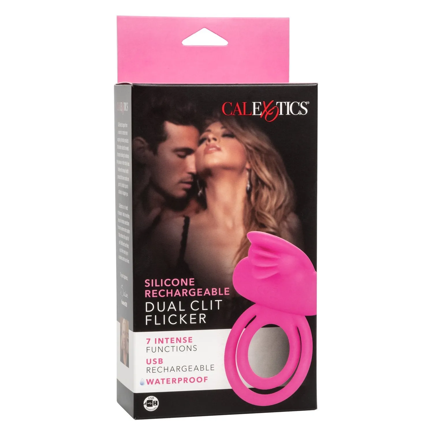 Silicone Rechargeable Dual Clit Flicker
