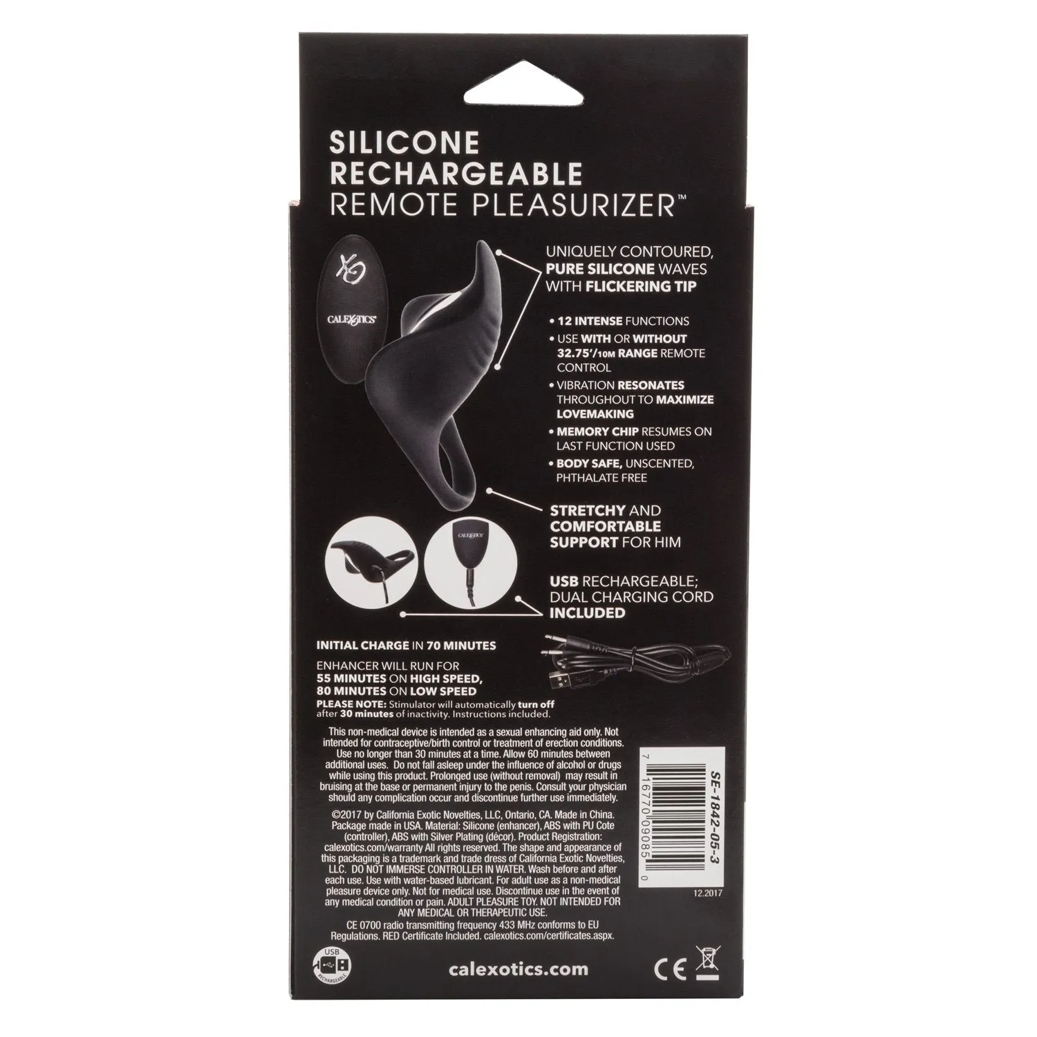 Silicone Rechargeable Remote Pleasurizer