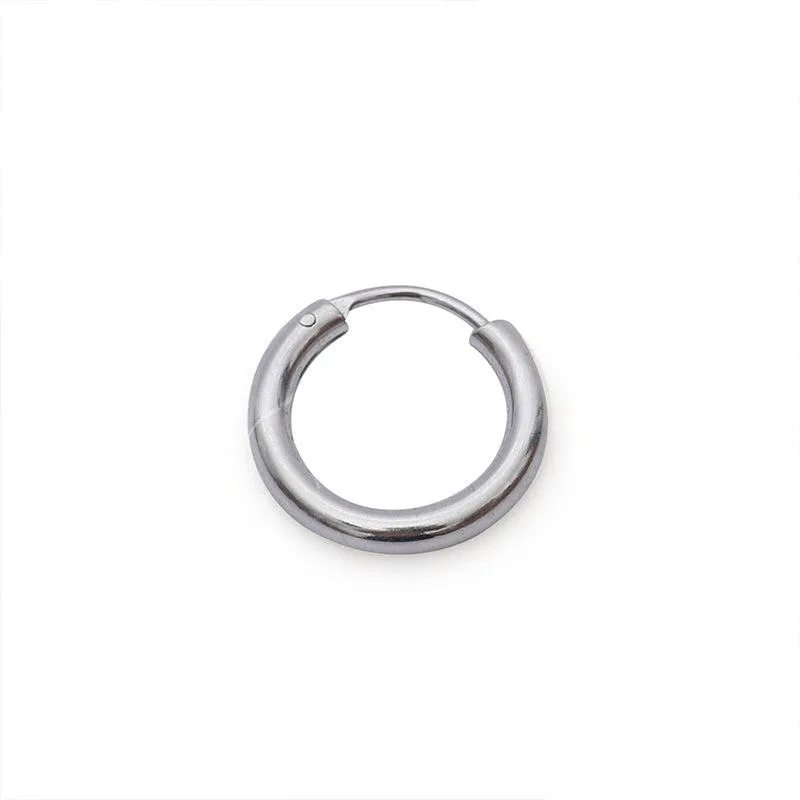Silver Hoop Earrings
