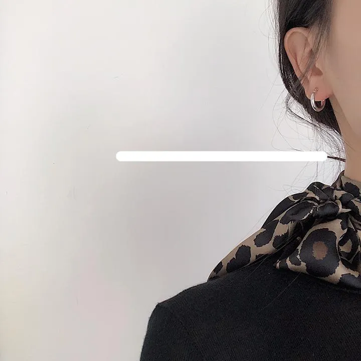 Small Circle Earrings