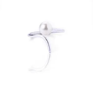 Small pearl ring - Silver