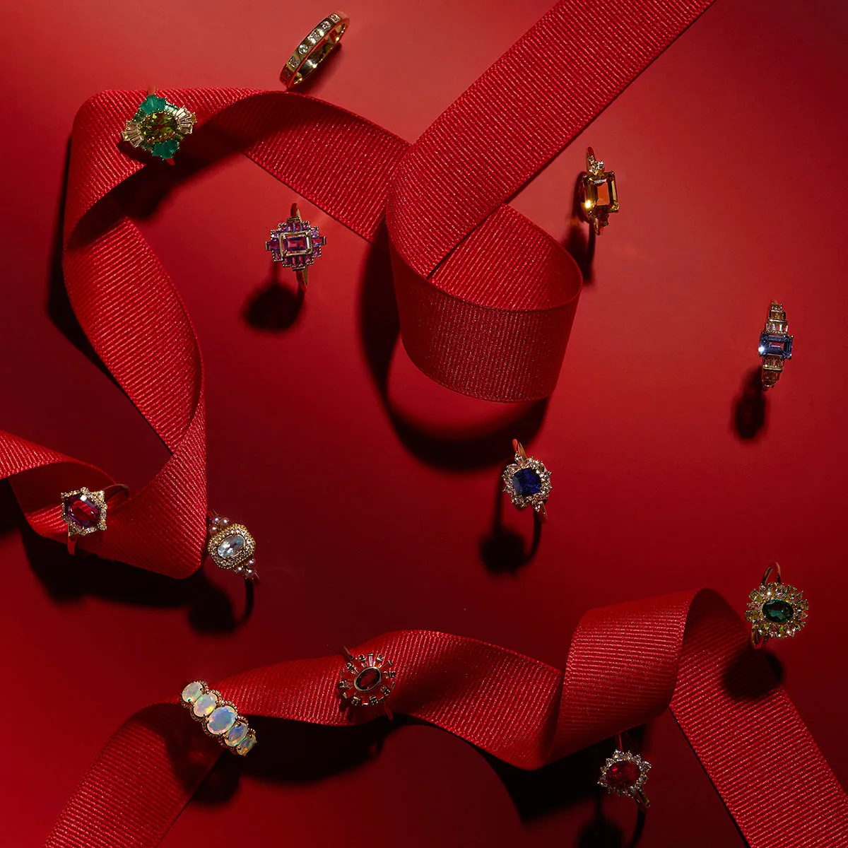 Solid Gold 2024 May Capsule Emerald Statement Ring