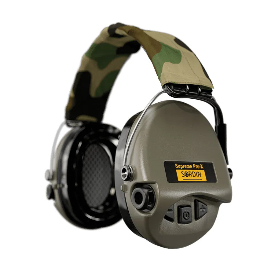 Sordin Supreme Pro-X LED Electronic Hearing Protection - Gel Cups