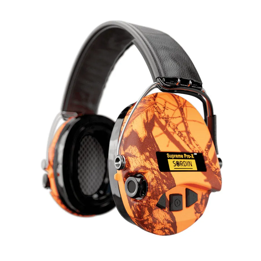 Sordin Supreme Pro-X LED Electronic Hearing Protection - Gel Cups