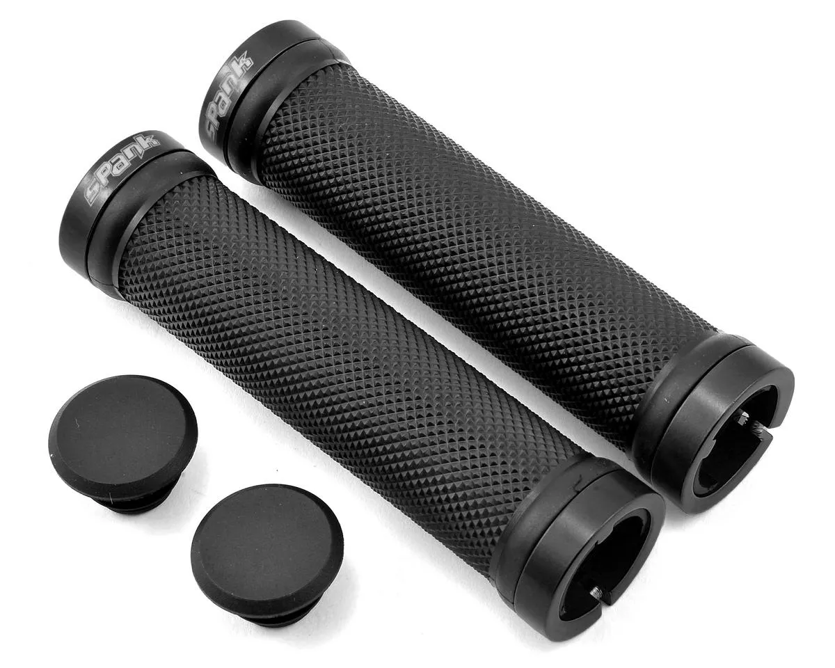 Spank Spoon Lock On Grips - Black