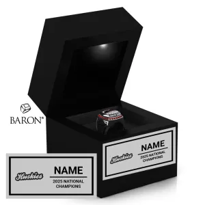 St. Cloud State Dance 2024 Championship Black LED Ring Box