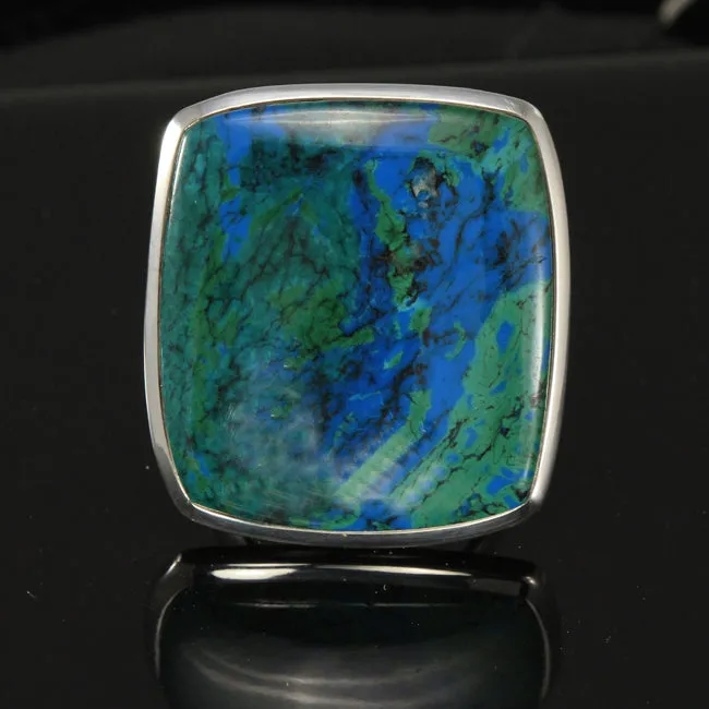 Sterling Silver Chrysocolla Ring