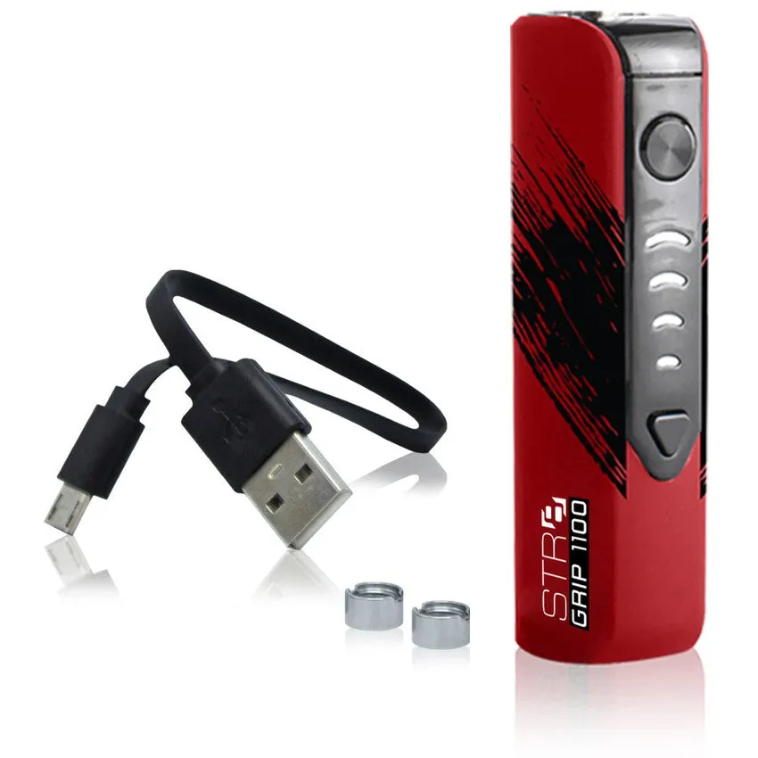 STR8 Grip 1100 mAh 510 Thread Vape Battery Kit - Various Colors - (1 Count)