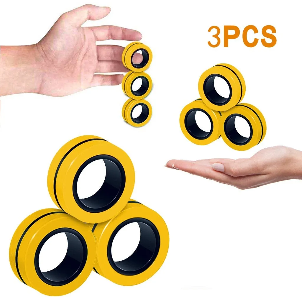 Stress-Relief Magnetic Ring Fidget Toy