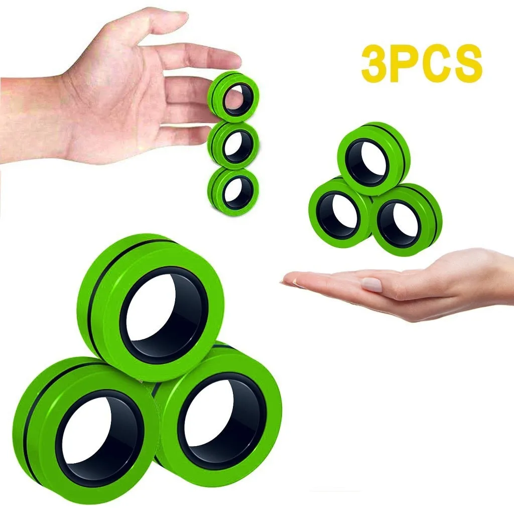 Stress-Relief Magnetic Ring Fidget Toy