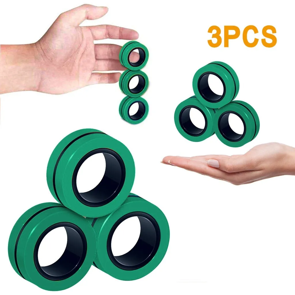 Stress-Relief Magnetic Ring Fidget Toy