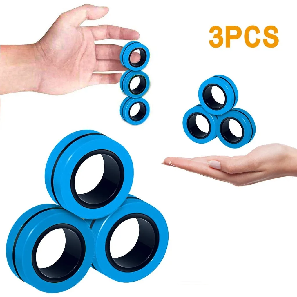 Stress-Relief Magnetic Ring Fidget Toy