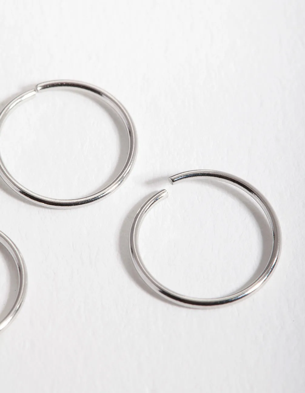 Surgical Steel Plain Nose Ring Pack