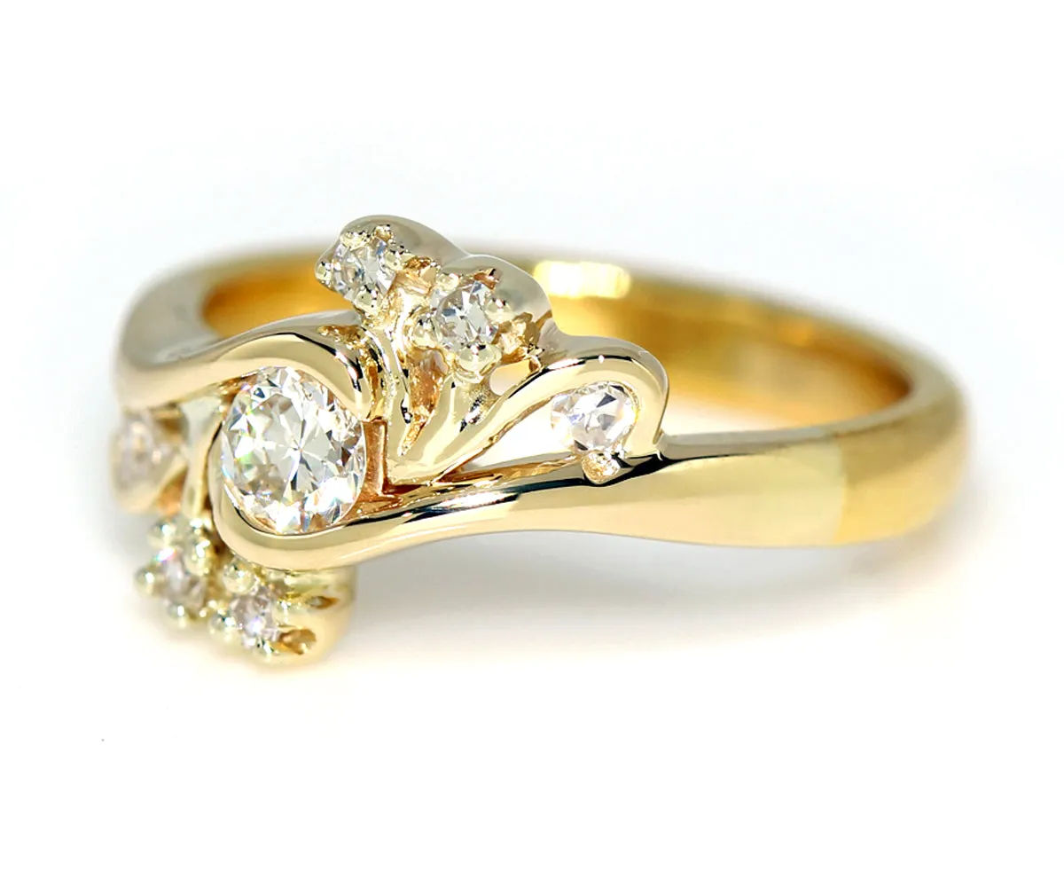 Swirl Diamond Generation Ring Redesigned