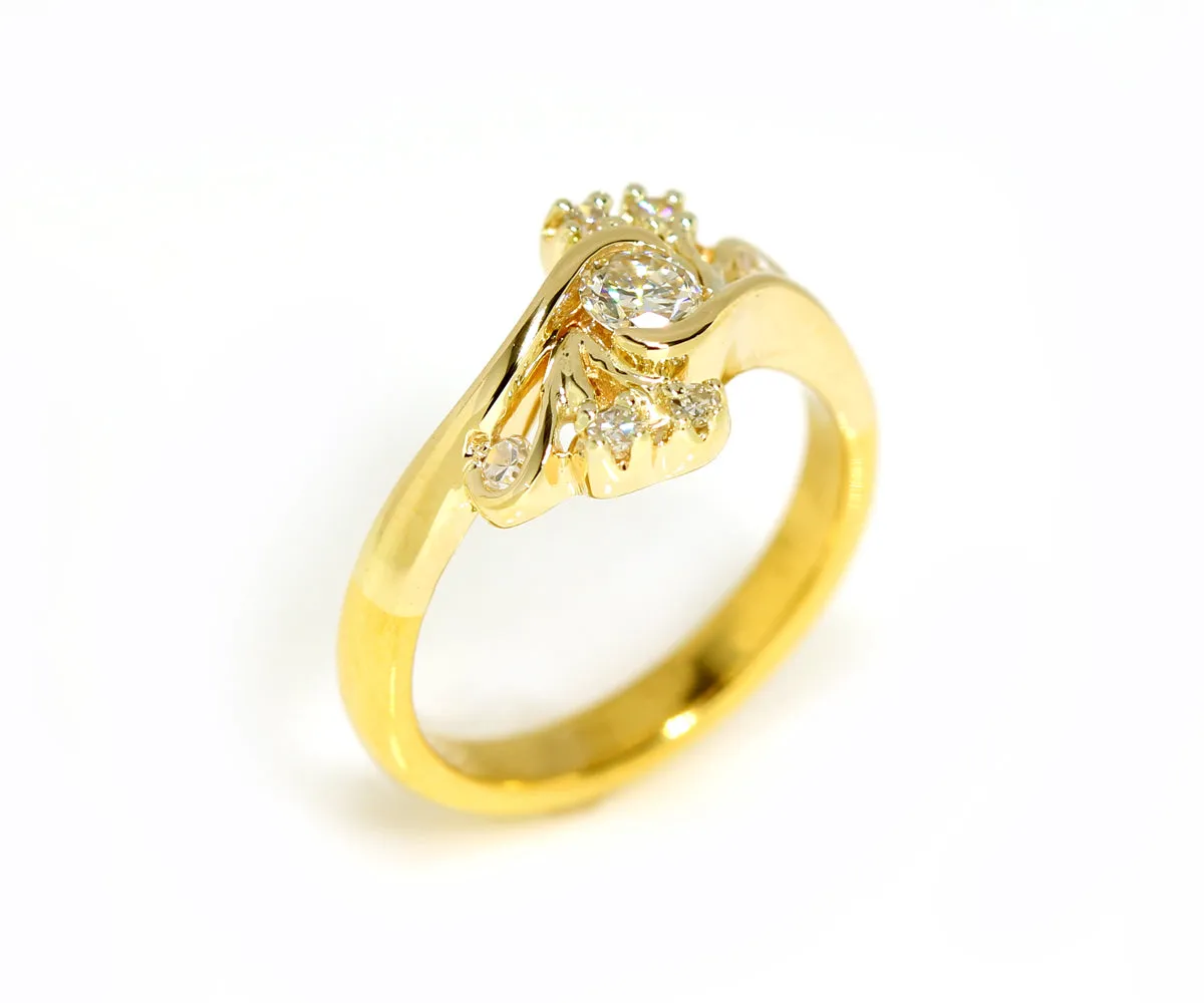 Swirl Diamond Generation Ring Redesigned
