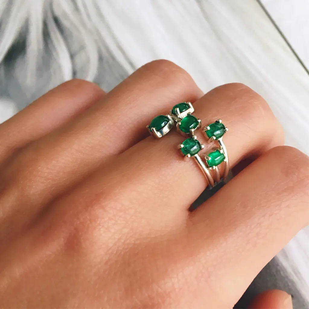 SYZY EMERALD RING