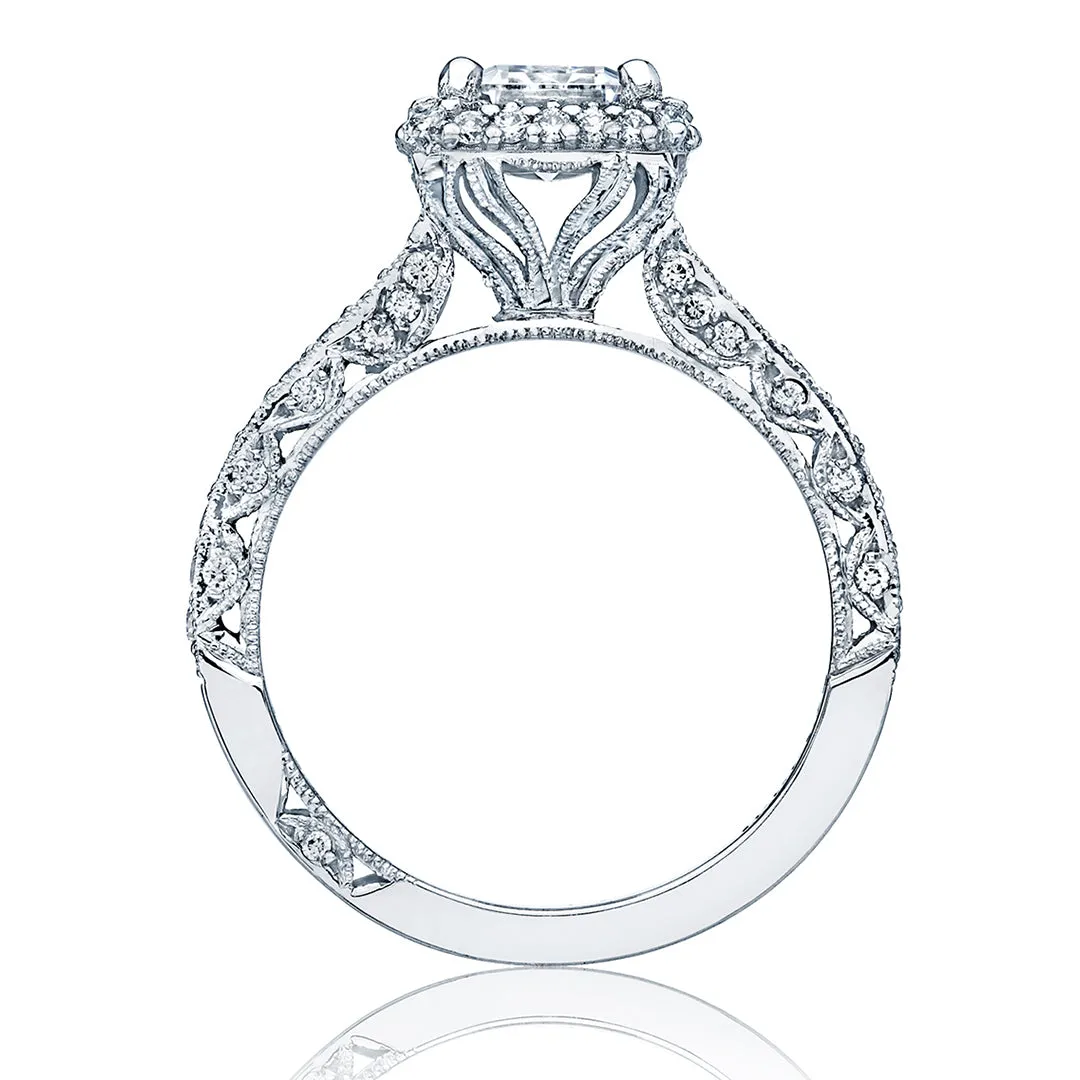 Tacori Double Halo Princess Cut Diamond Engagement Ring