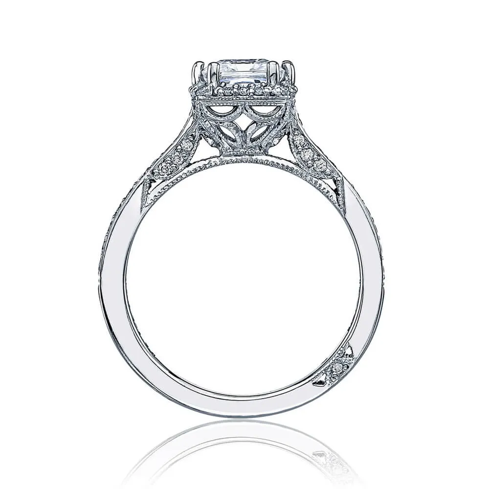 Tacori Princess Bloom Medium Pave Engagement Ring 2620PRMDP