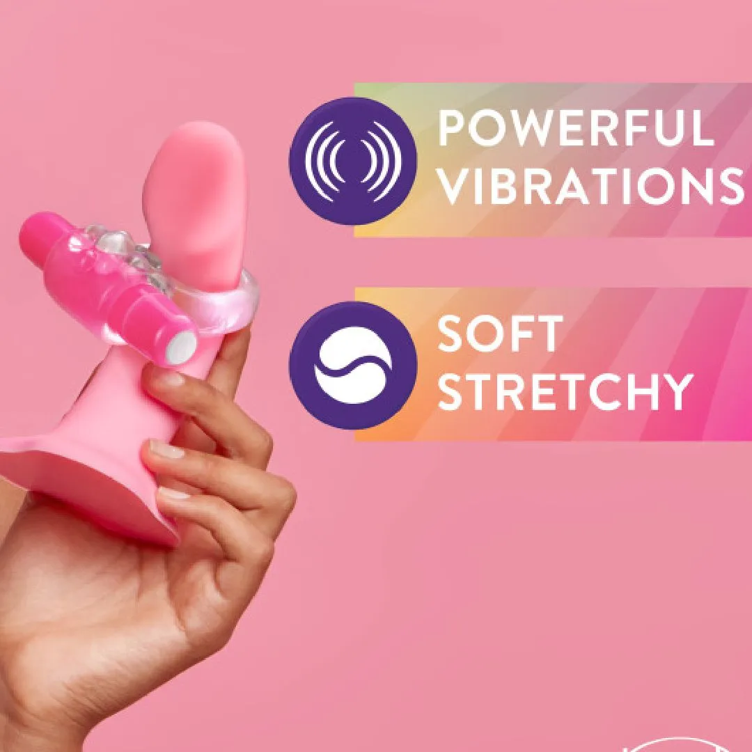 Teaser Vibrating Beginner's Cock Ring - Pink