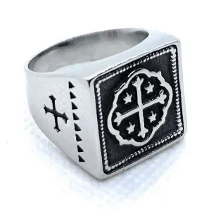 Temerario 'Fearless' Cross Ring (#746)