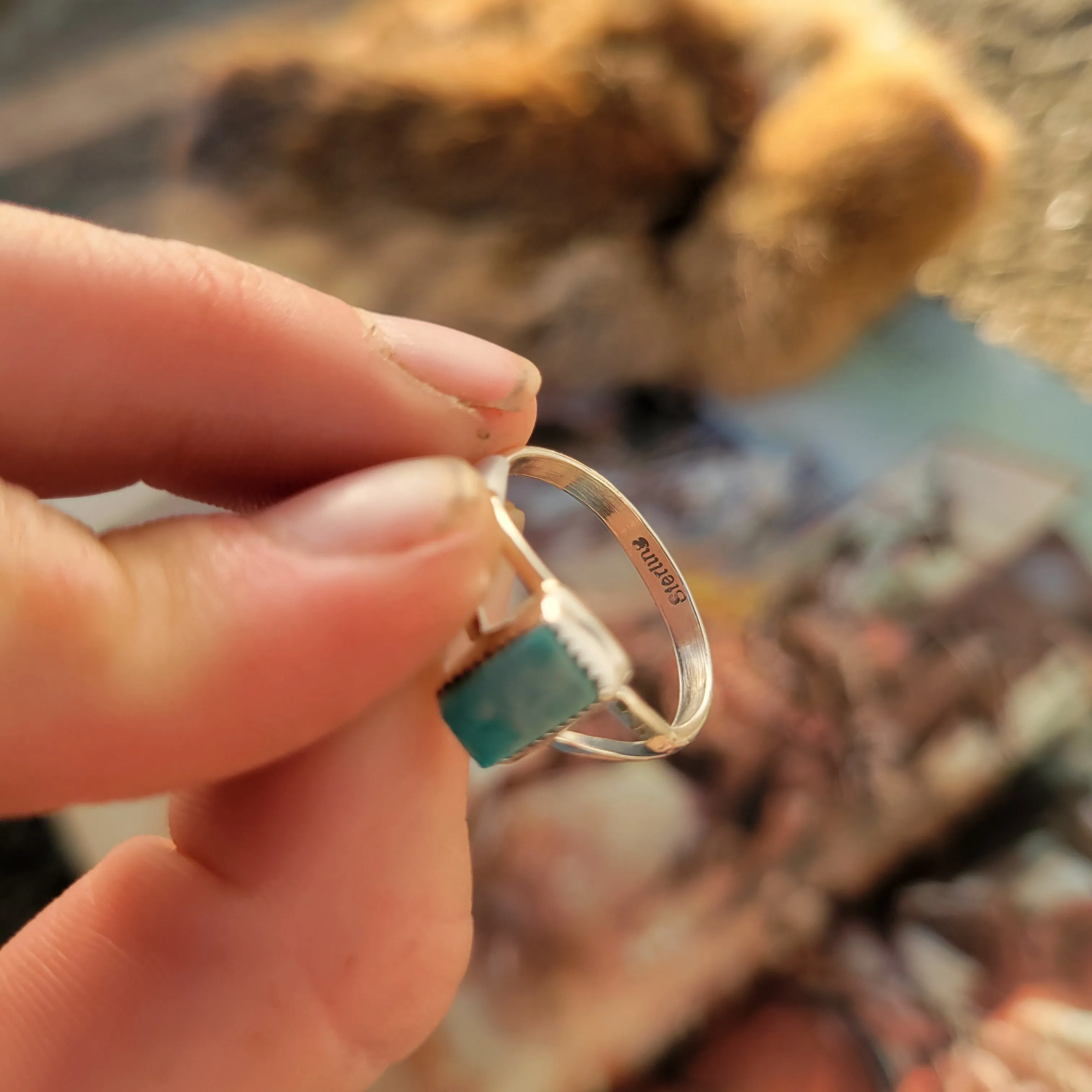 The Bitter Water Bar Ring Sz 7.75