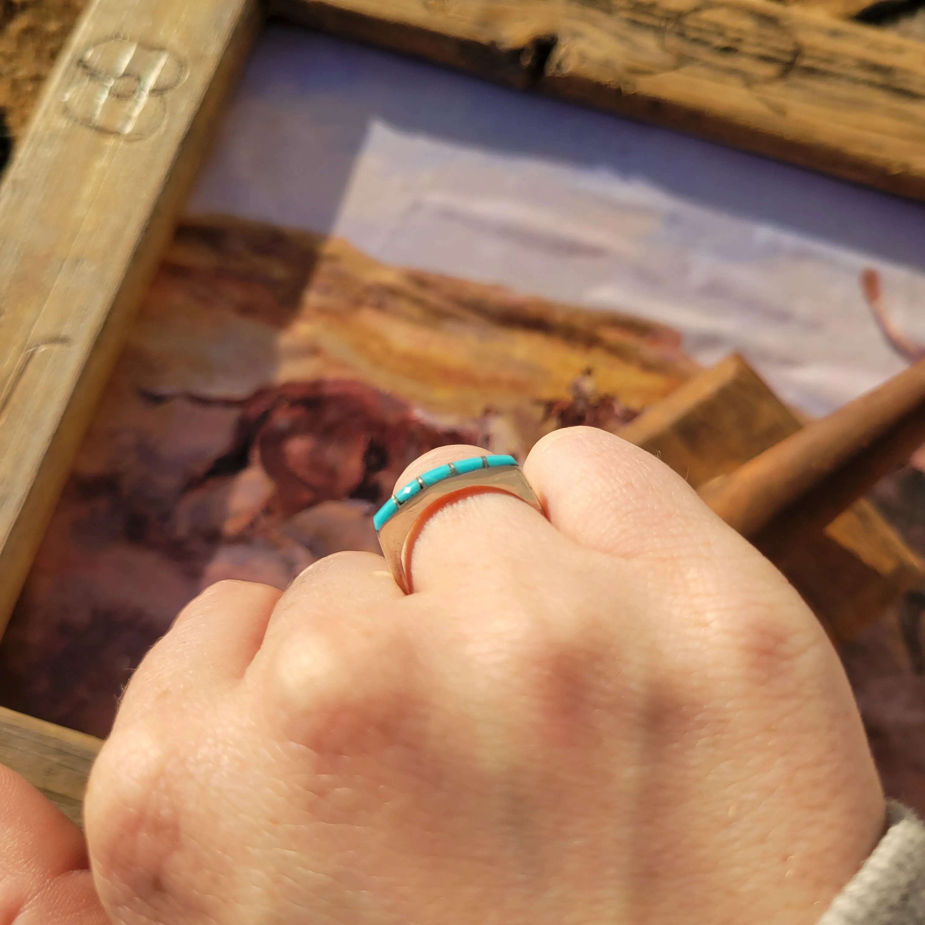 The Peach Stacker Rings
