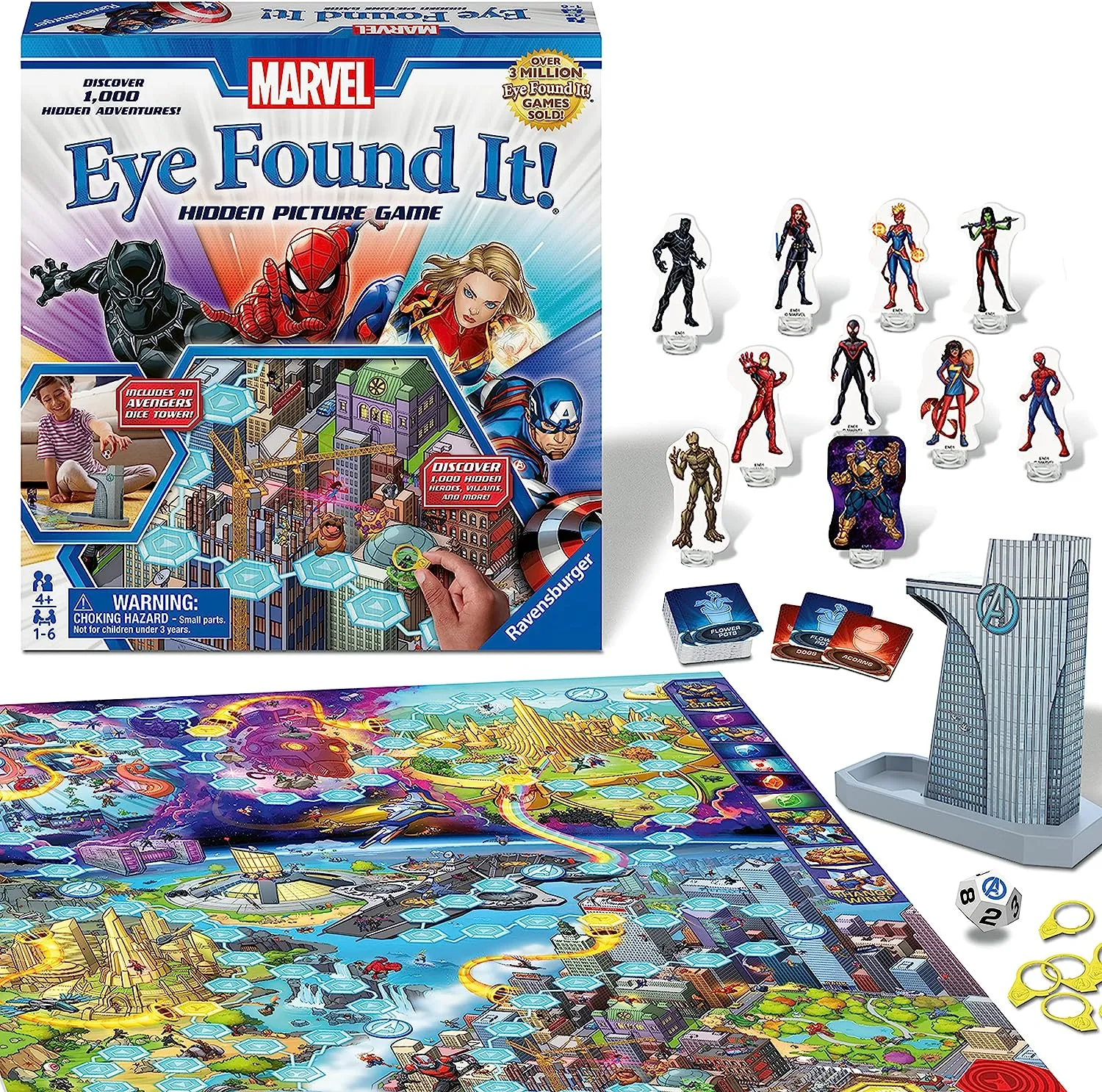 ThinkFun Marvel Eye Found It!® Board Game
