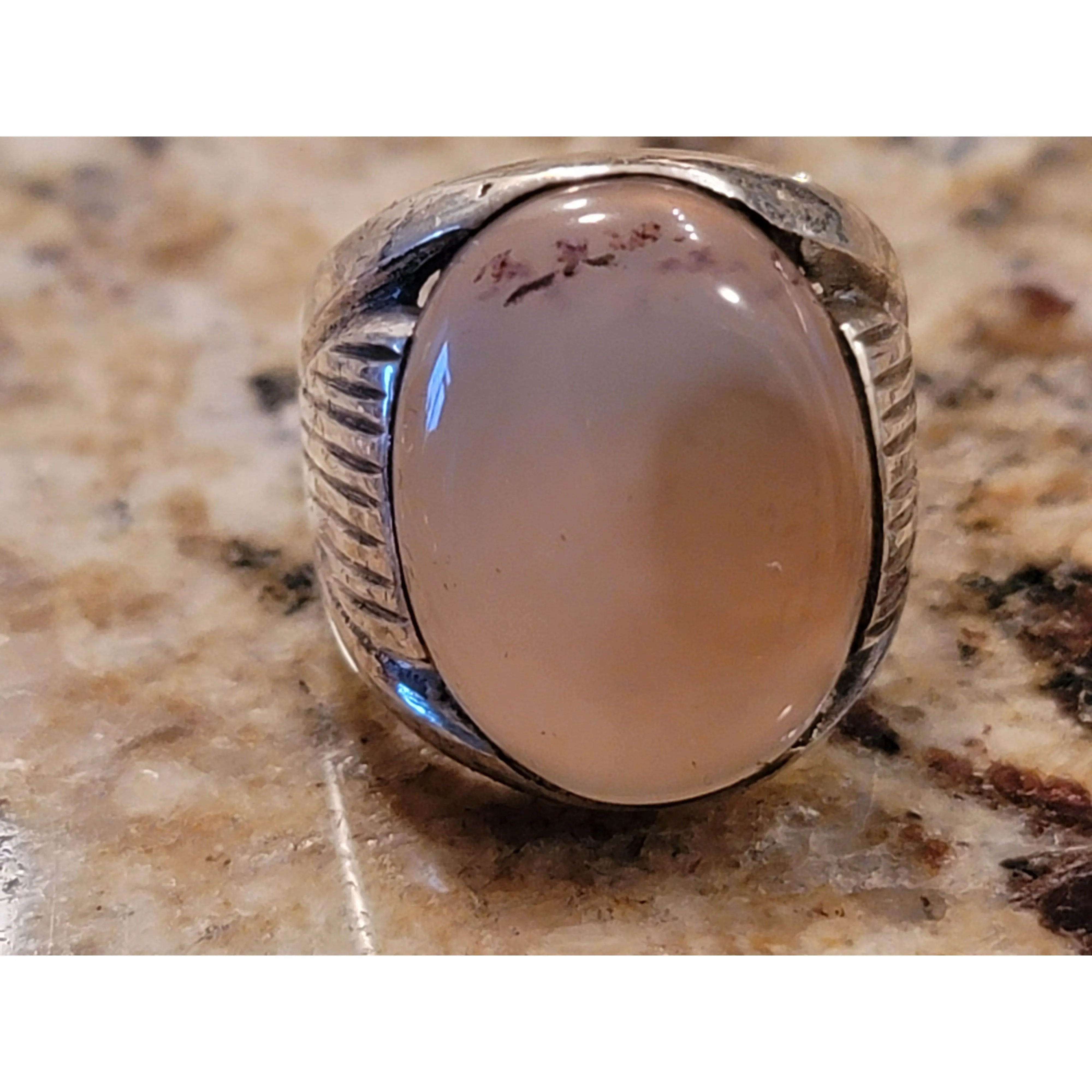 Third eye opening rings - cloud agate LIMITED QUANTITY