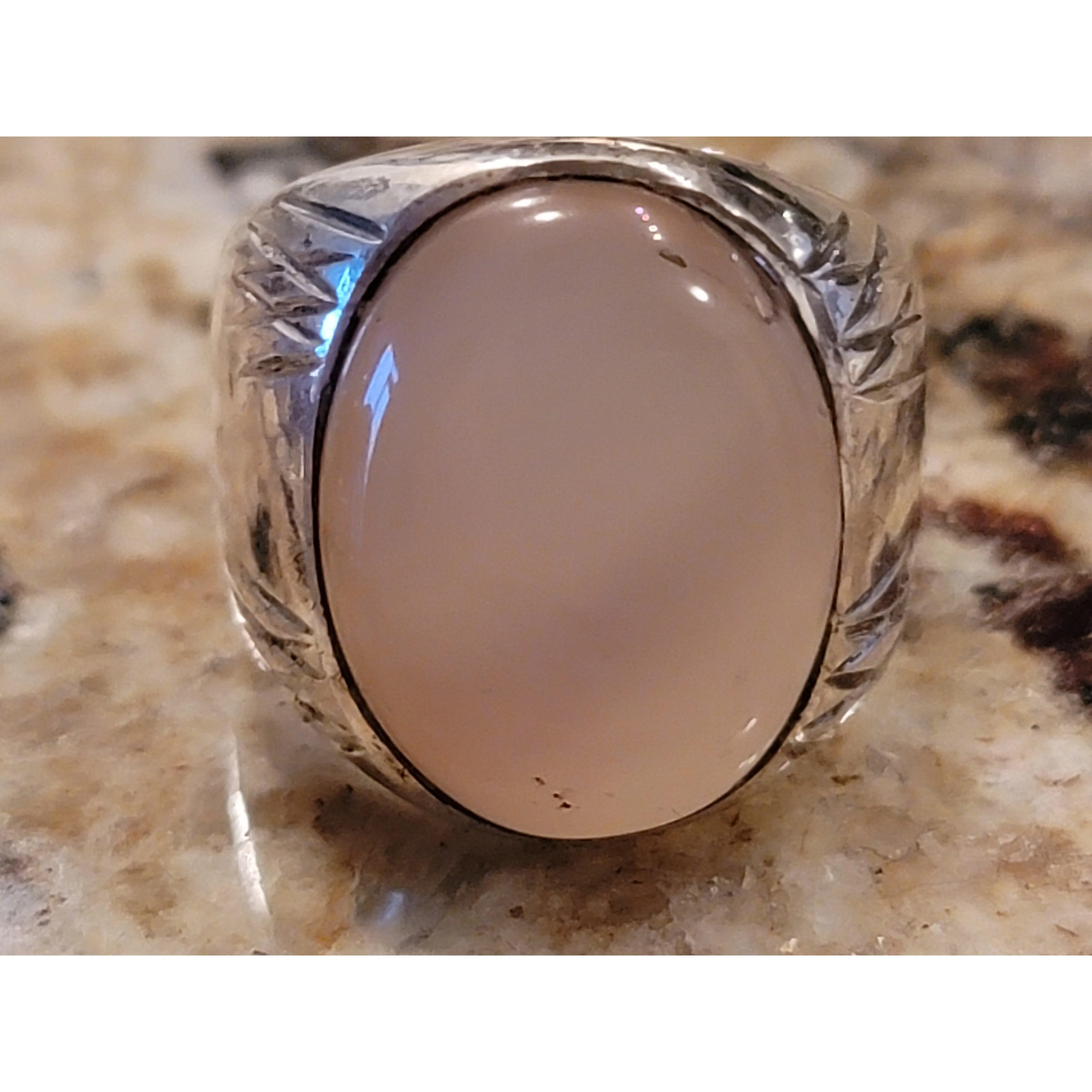 Third eye opening rings - cloud agate LIMITED QUANTITY