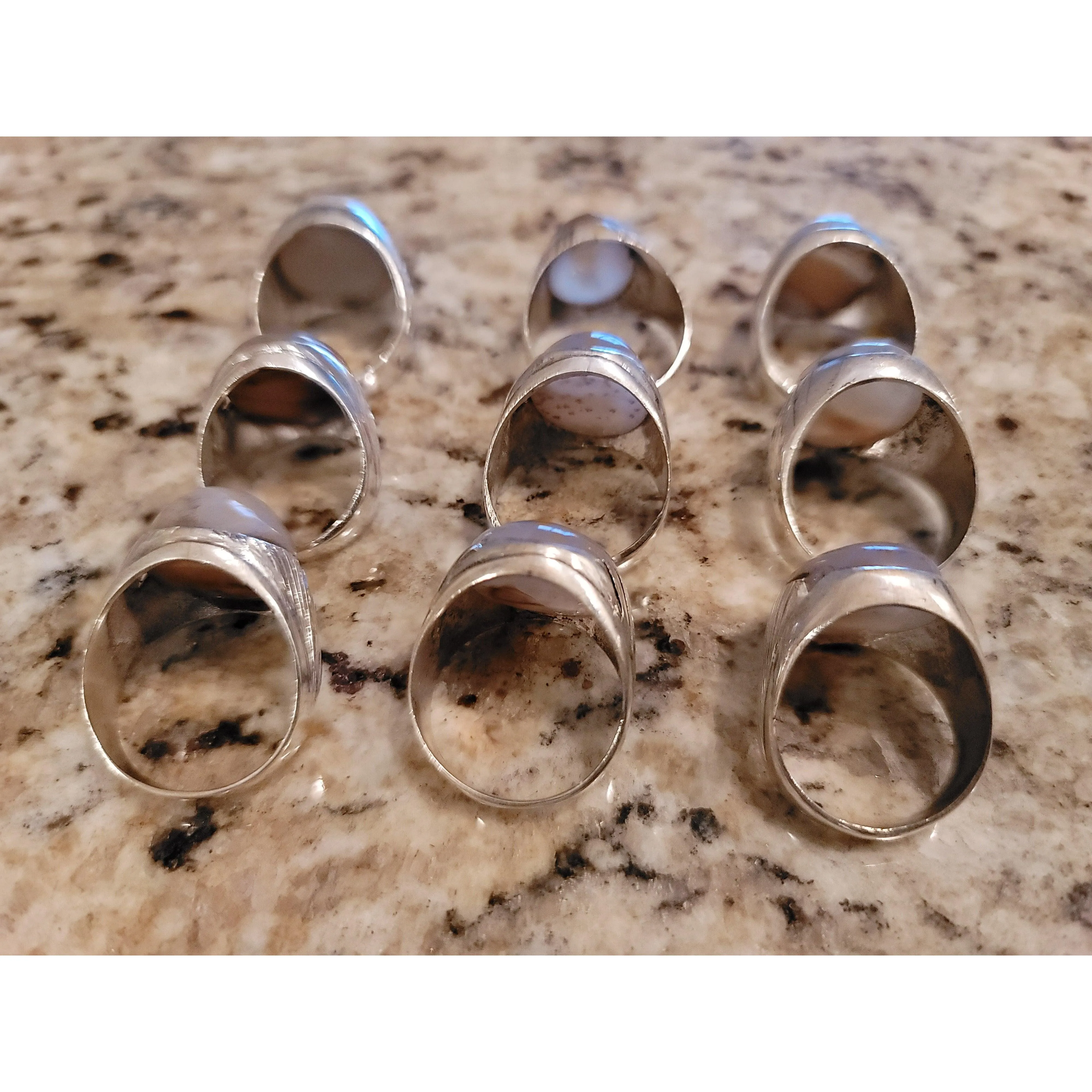 Third eye opening rings - cloud agate LIMITED QUANTITY