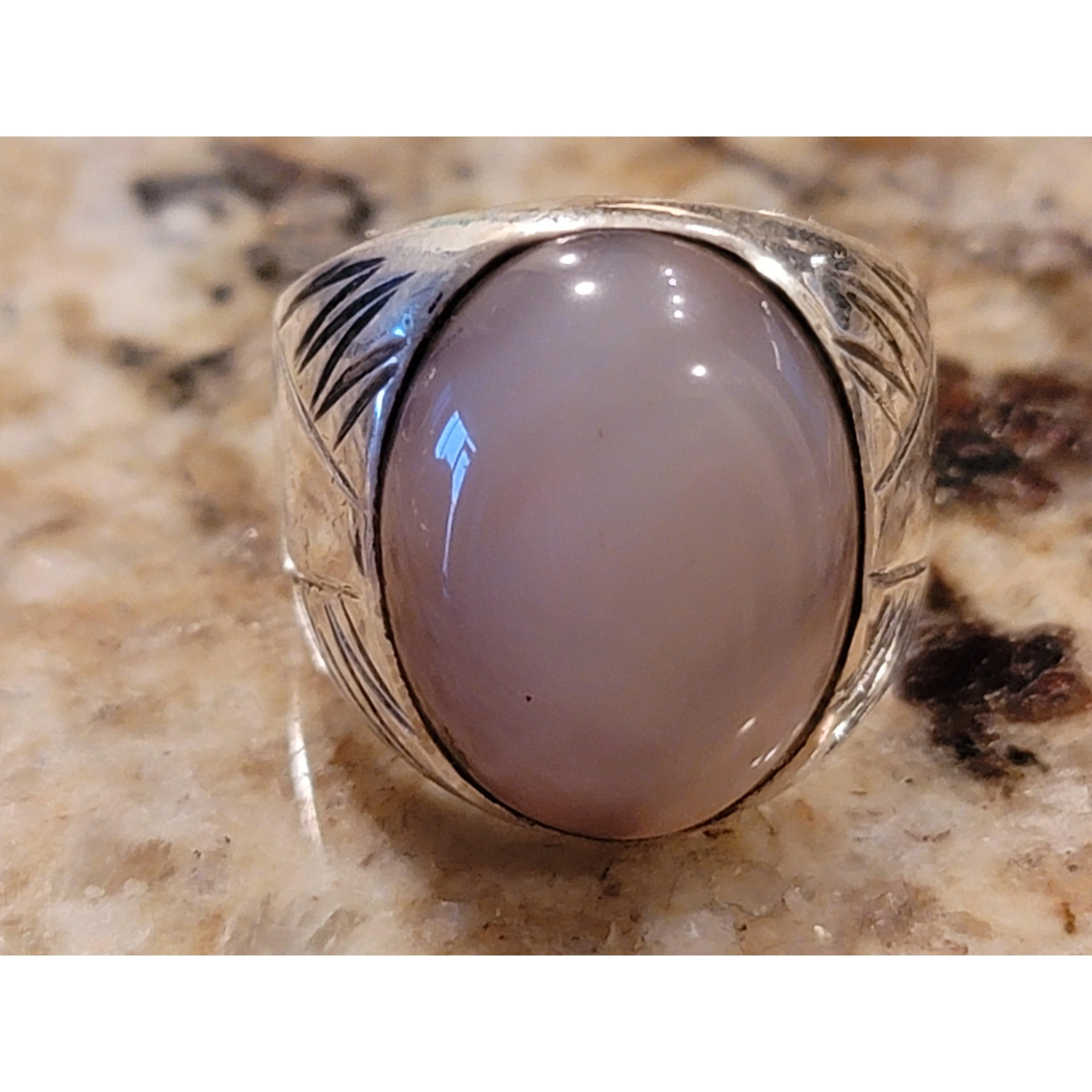 Third eye opening rings - cloud agate LIMITED QUANTITY