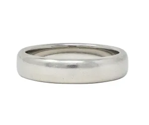 Tiffany & Co. 1999 Platinum 6.0 MM Vintage Forever Wedding Band Ring